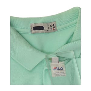 Fila womens polo shirt IT 50 XL green cotton image 4