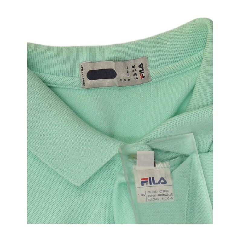 Fila womens polo shirt IT 50 XL green cotton image 4