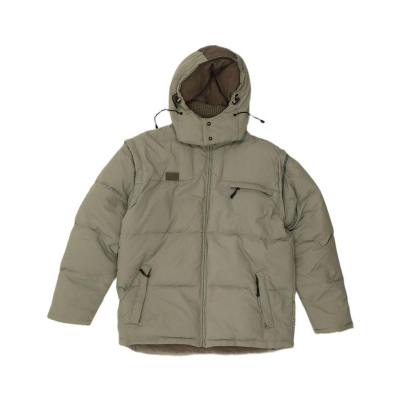 Fila Herr Hooded Vadderad Jacka UK 40 Large Grön bild 1