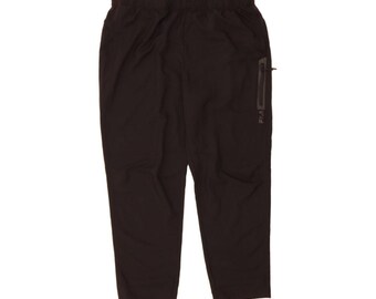 Fila Herren Jogginghose 2XL schwarz Colourblock Polyester