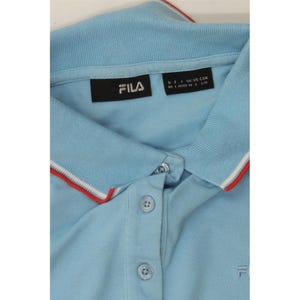 Fila womens polo shirt UK 14 large blue image 7