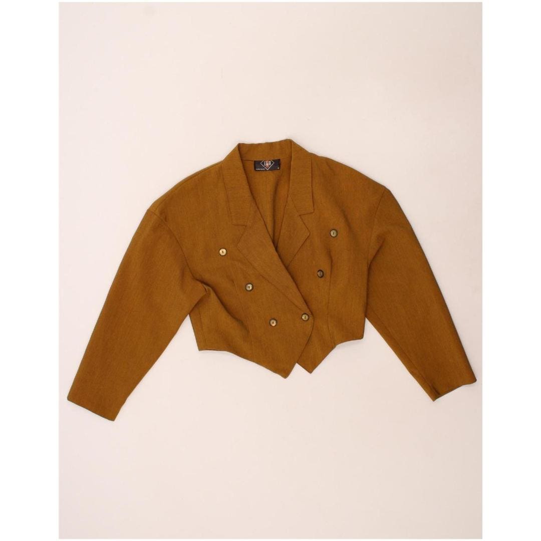 Vintage Cropped Blazer Jacket UK
