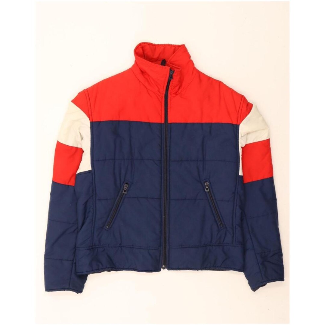 46 Rond Jacket Man VINTAGE Mens Padded Jacket UK 46 3XL Multicoloured Colourblock ...