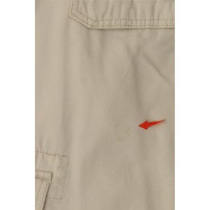 Fila Mens Cargo Shorts Large W34 Off White Cotton image 5
