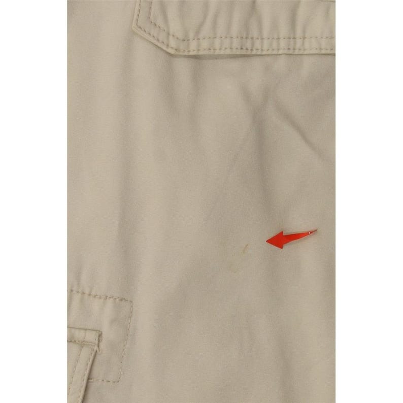 Fila Mens Cargo Shorts Large W34 Off White Cotton image 5