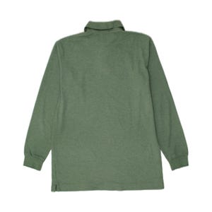 Polo de manga larga Fila para hombre IT 50 verde medio imagen 2