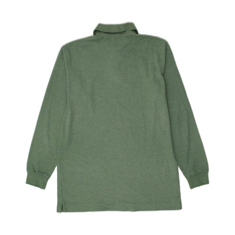 Polo de manga larga Fila para hombre IT 50 verde medio imagen 2