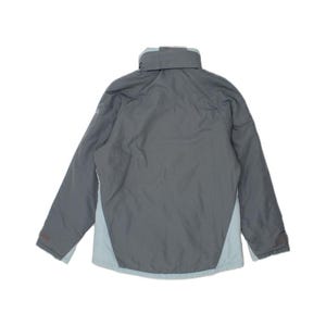 Giacca antivento con cappuccio da donna Fila IT 44 grigio medio color block immagine 2