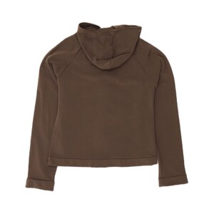 Sudadera con capucha y cremallera Fila para mujer, talla 12 del Reino Unido, marrón medio imagen 2