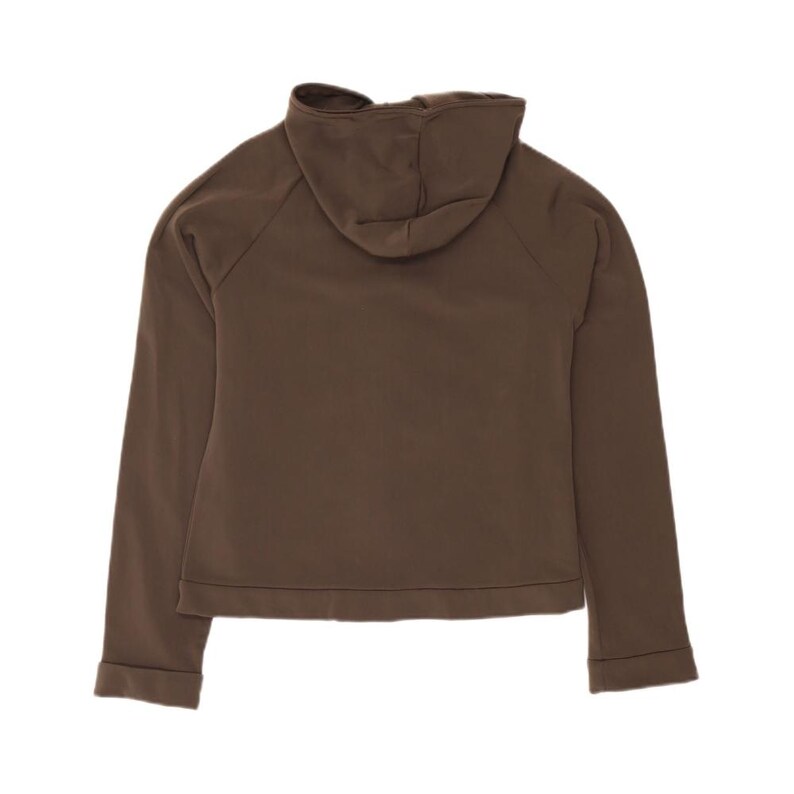 Sudadera con capucha y cremallera Fila para mujer, talla 12 del Reino Unido, marrón medio imagen 2