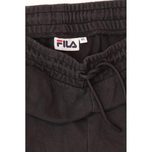 Pantaloni da tuta con grafica Fila da donna, taglia UK 6 XS, neri immagine 4