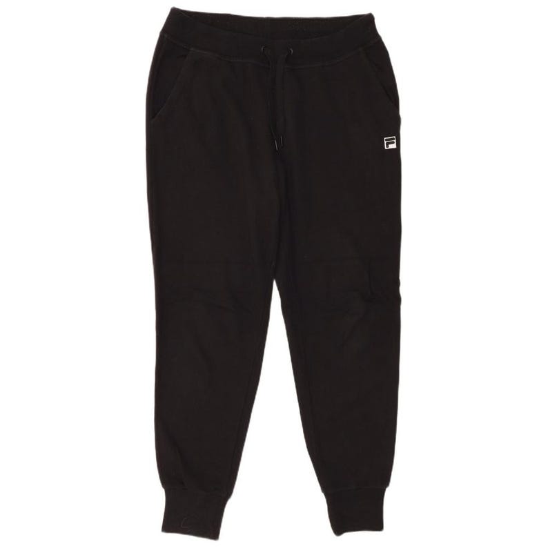 Fila Damen Trainingshose Jogginghose UK 44 medium schwarz Baumwolle Bild 1