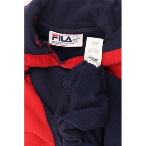 Pull à capuche oversize Fila pour femme - Royaume-Uni : 10 Small - Multicolore color block image 3