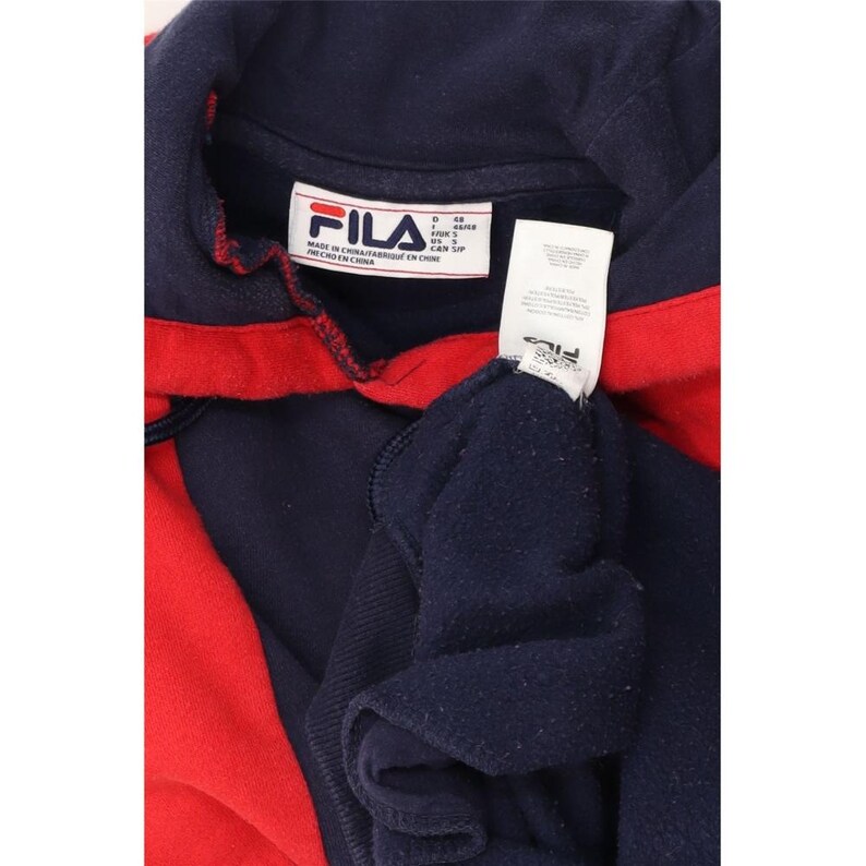 Pull à capuche oversize Fila pour femme - Royaume-Uni : 10 Small - Multicolore color block image 3