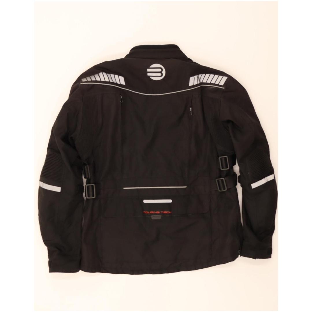 VINTAGE Mens Motorcycle Racer Jacket UK 40 Large Black