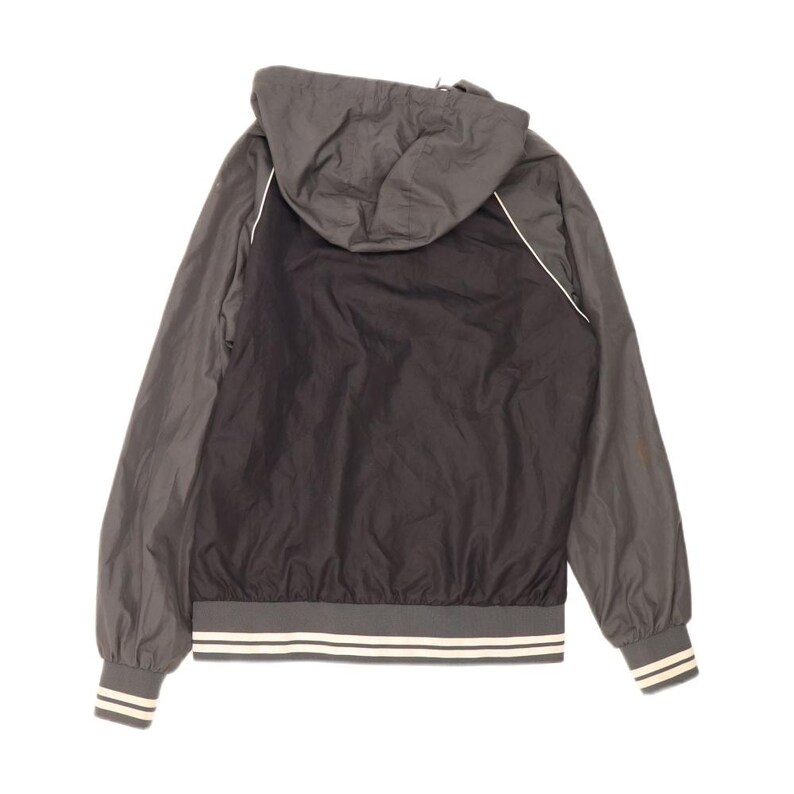 Fila Veste de pluie à capuche pour hommes Small Noir Polyester color block image 2