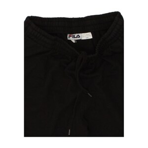 Pantalones de chándal Fila para hombre, talla grande, de algodón negro imagen 3