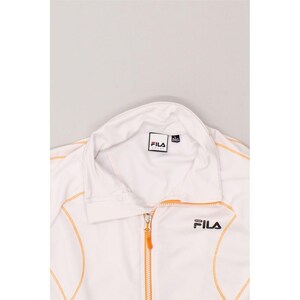 Chaqueta deportiva Fila para mujer, talla 16 (UK), color blanco, poliéster imagen 4