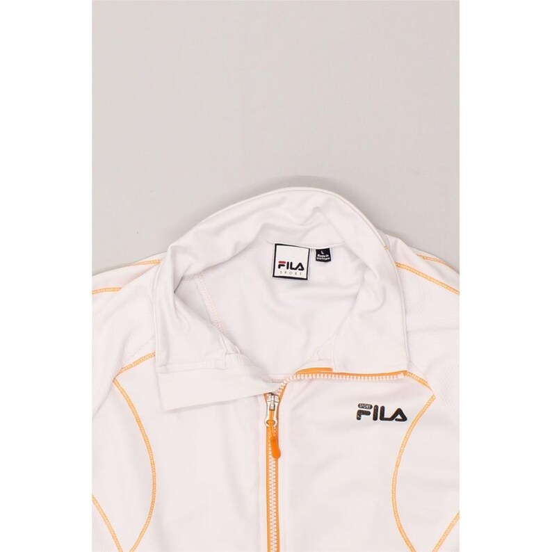 Chaqueta deportiva Fila para mujer, talla 16 (UK), color blanco, poliéster imagen 4