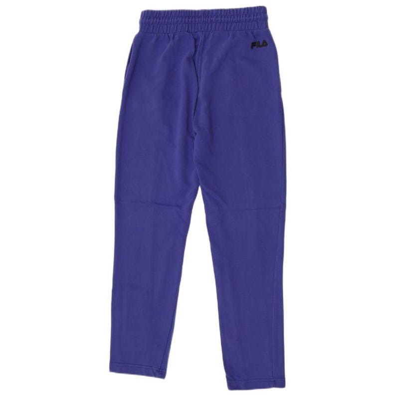 Fila Womens Graphic Tracksuit Trousers UK 10 Small Purple image 2