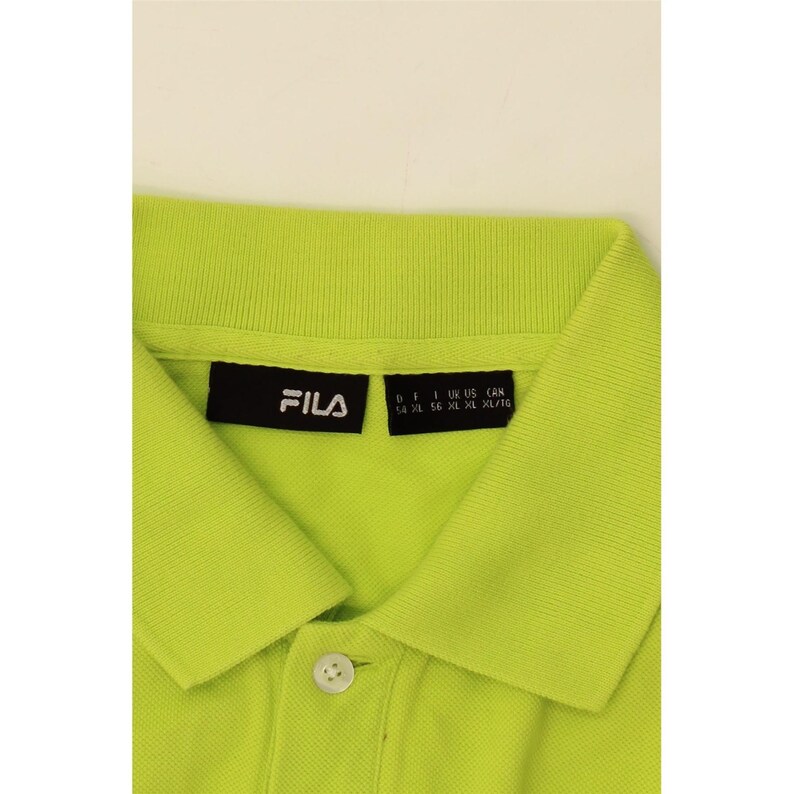 Fila mens polo shirt XL green image 3