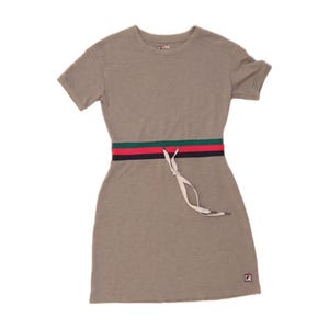 Fila womens t-shirt dress UK 10 small grey polyester image 1