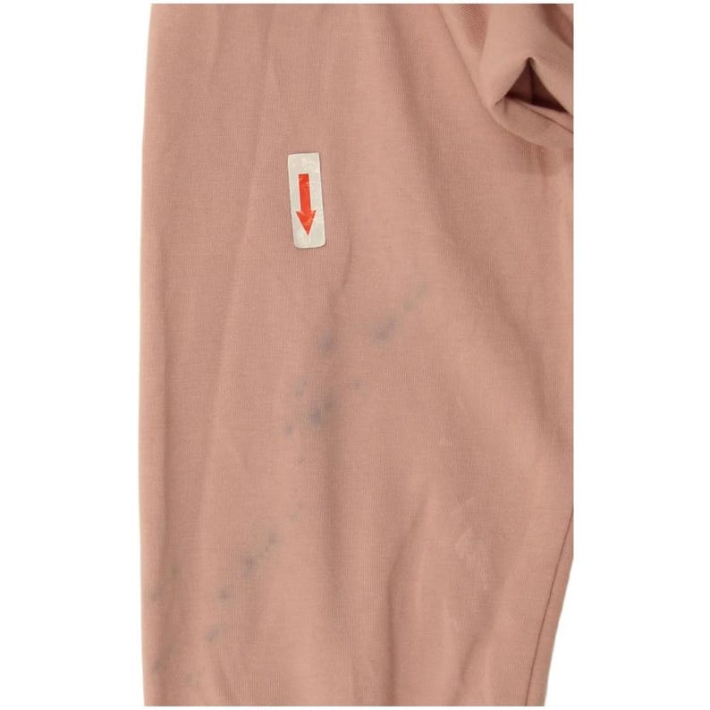 Fila Womens Oversized Hoodie Jumper UK 10 Small Pink Colourblock image 3