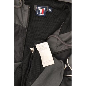 Fila Veste de pluie à capuche pour hommes Small Noir Polyester color block image 4