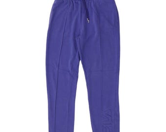 Fila Womens Graphic Tracksuit Trousers UK 10 Small  Purple