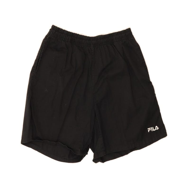 フィラ メンズ スポーツショーツ Lサイズ ブラック コットン 画像 1