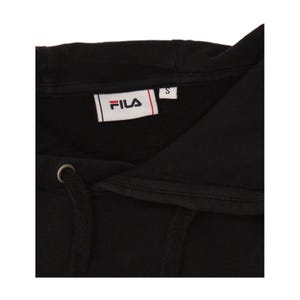 Fila mens graphic hoodie jumper small black colourblock cotton image 3