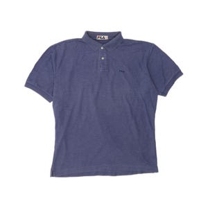 Polo homme Fila IT 52 grand coton bleu image 1