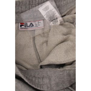 Fila mens tracksuit trousers joggers small grey cotton image 4