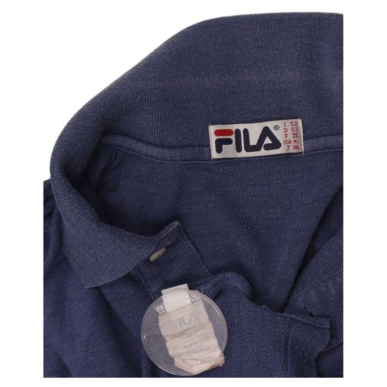 Polo homme Fila IT 52 grand coton bleu image 3