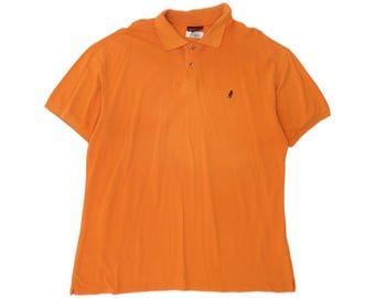 Marlboro Classics Mens Polo Shirt 3XL Orange Cotton