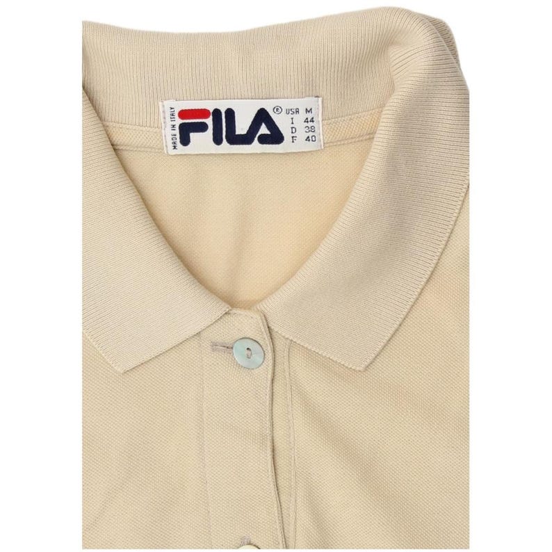 Vestido tipo polo sin mangas para mujer Fila IT 44 Beige medio Algodón imagen 5