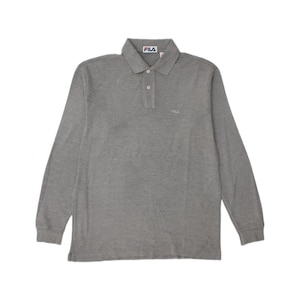 Polo à manches longues Fila pour homme IT 52 grand coton gris image 1