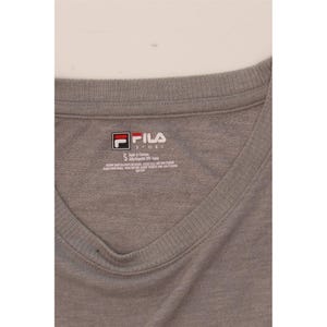 Fila womens t-shirt dress UK 10 small grey polyester image 3