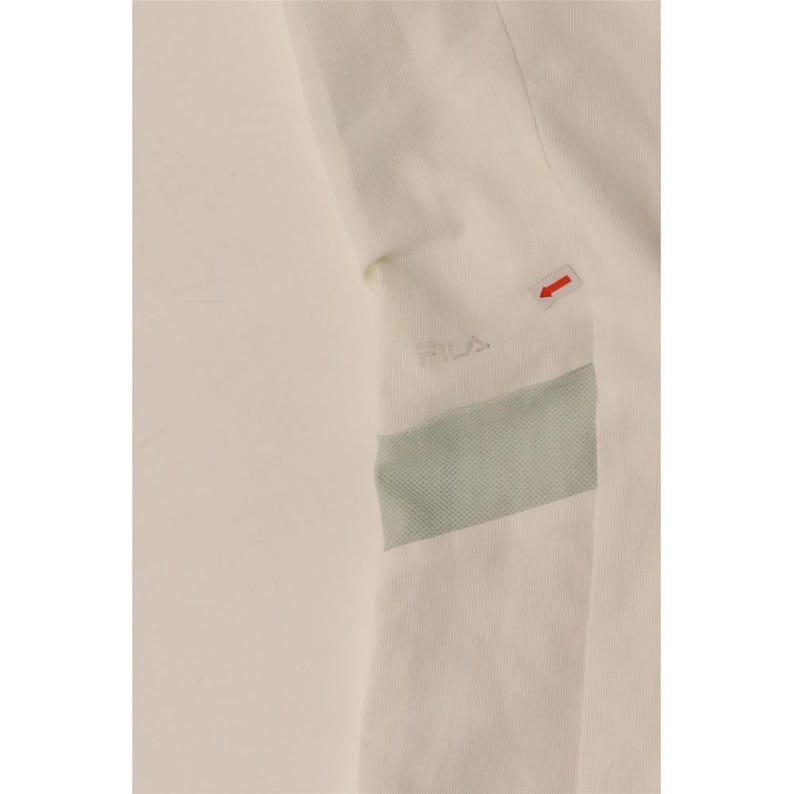 Fila womens tracksuit trousers UK 14 medium white colourblock polyester image 3