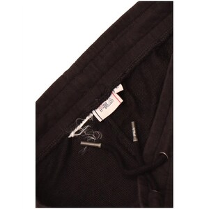 Fila mens graphic tracksuit trousers joggers large black image 3