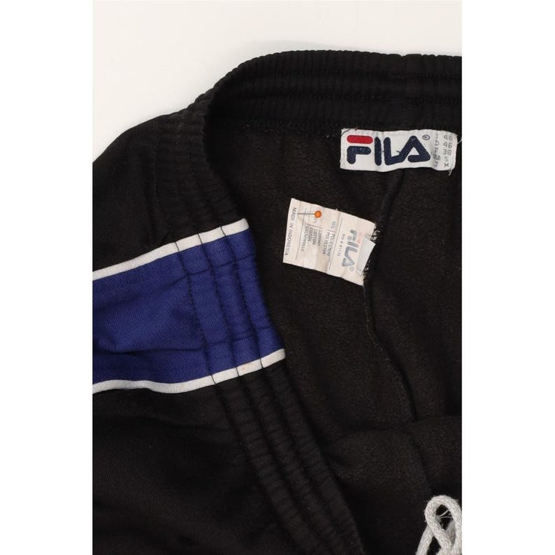 Fila herentrainingsbroek klein zwart colourblock polyester afbeelding 4