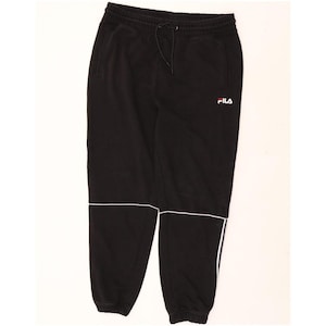 Fila heren trainingsbroek joggers XL zwart katoen afbeelding 1