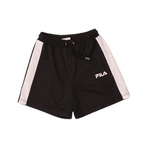 Pantalones cortos deportivos Fila para mujer, talla 2XS (Reino Unido), poliéster negro imagen 1
