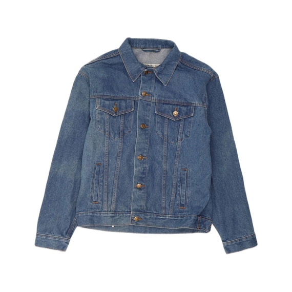 Vintage Mens Denim Jacket UK 36 Small Blue