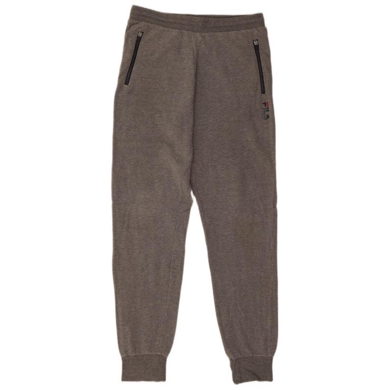 Fila Herren Grafik Trainingshose Jogger Mittelgrau Baumwolle Bild 1