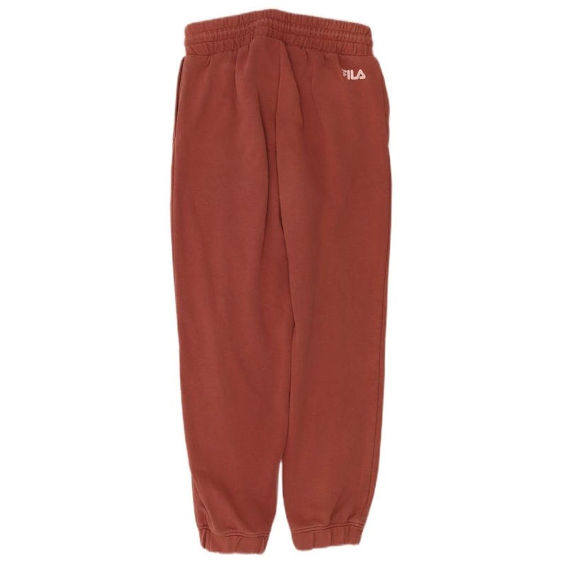 Fila Womens Graphic Tracksuit Trousers Joggers UK 4 XS Pink image 2