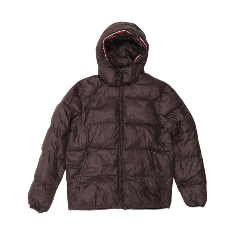 Fila Mens Hooded Reversible Padded Jacket UK 40 Large Navy Blue Colourblock image 3