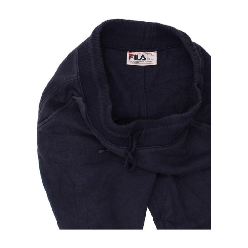 Pantalones de chándal Fila para hombre, talla pequeña, de algodón, color azul marino imagen 3