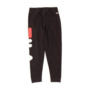 Pantaloni da tuta con grafica Fila da donna, taglia UK 14, cotone nero medio immagine 2