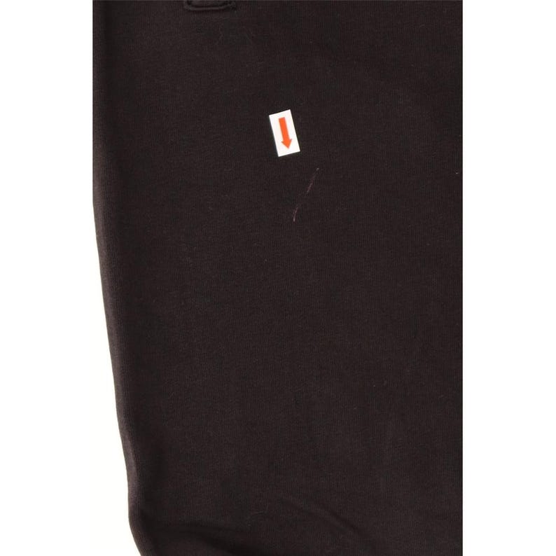 Pantaloni da tuta con grafica Fila da donna, taglia UK 14, cotone nero medio immagine 3
